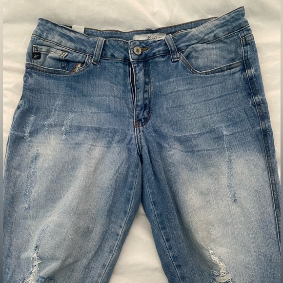 KanCan Ripped Distressed Light Wash Jeans - Size 29 - Picture 7 of 8